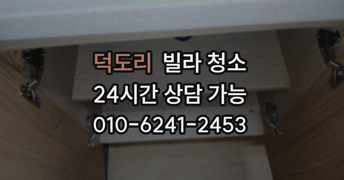 덕도리 빌라 청소