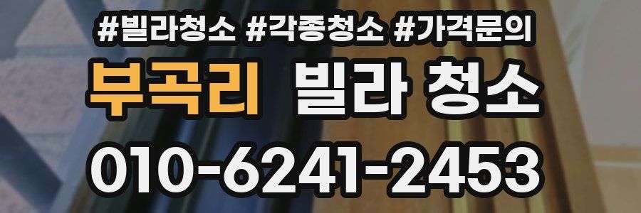 부곡리 빌라 청소