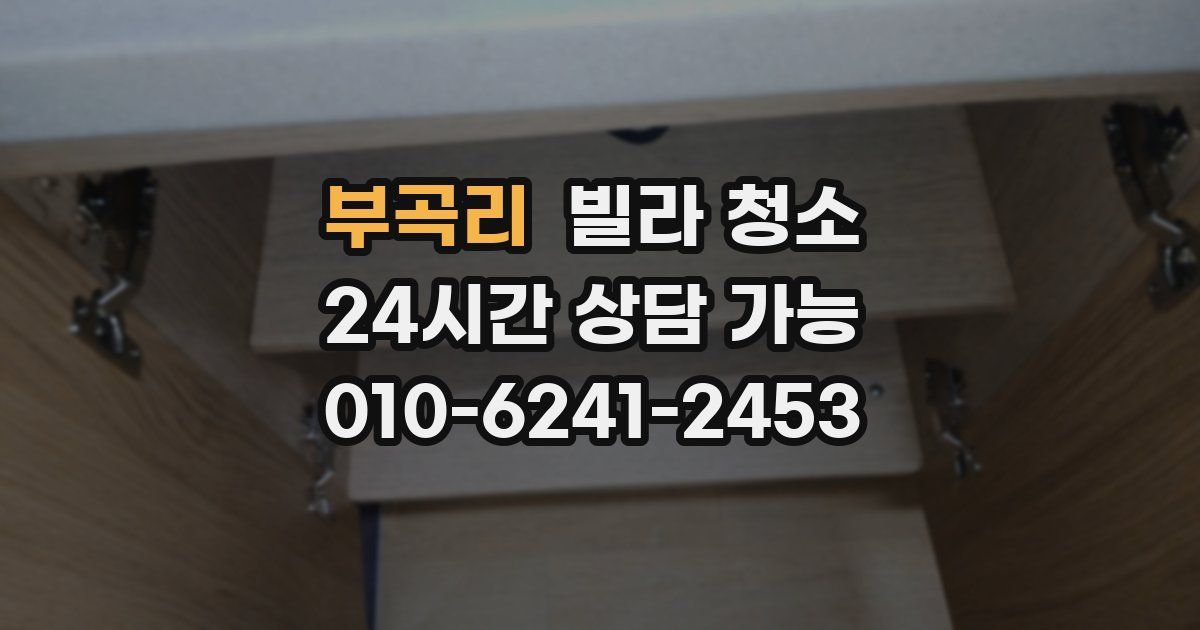 부곡리 빌라 청소