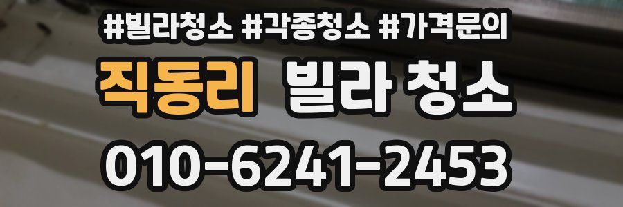 직동리 빌라 청소