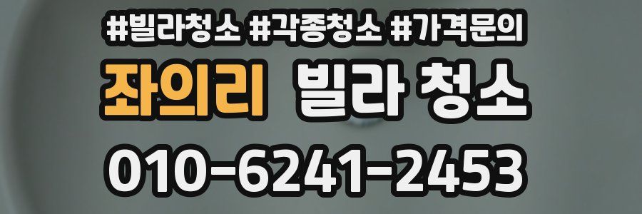 좌의리 빌라 청소