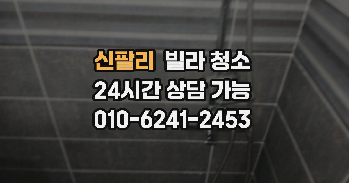 신팔리 빌라 청소