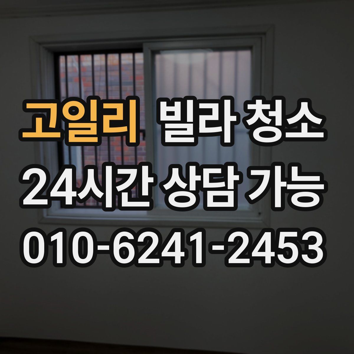 고일리 빌라 청소