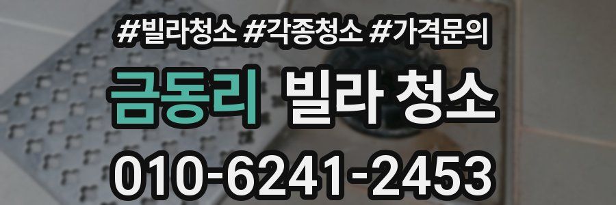 금동리 빌라 청소