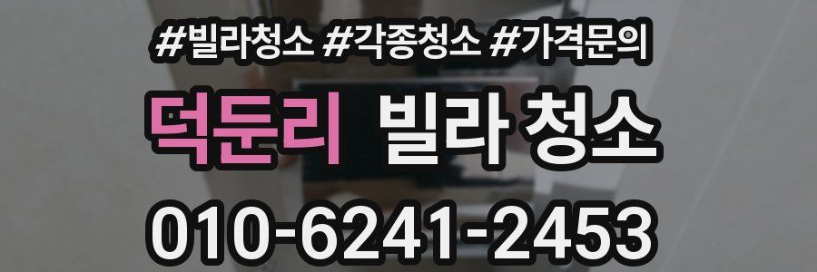 덕둔리 빌라 청소