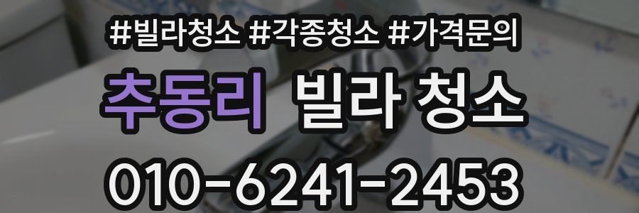 추동리 빌라 청소