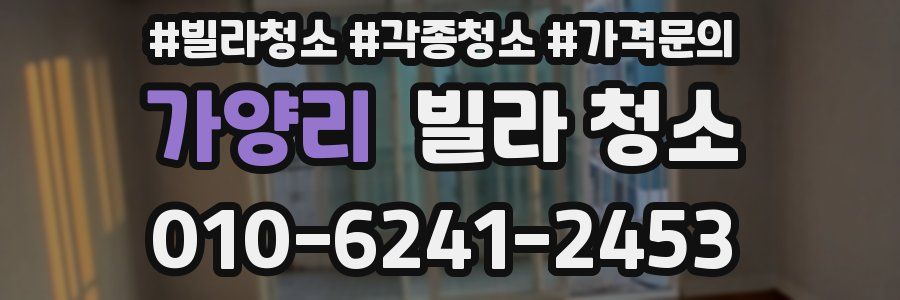 가양리 빌라 청소