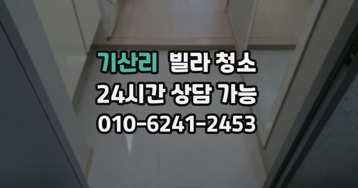 기산리 빌라 청소