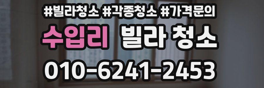 수입리 빌라 청소