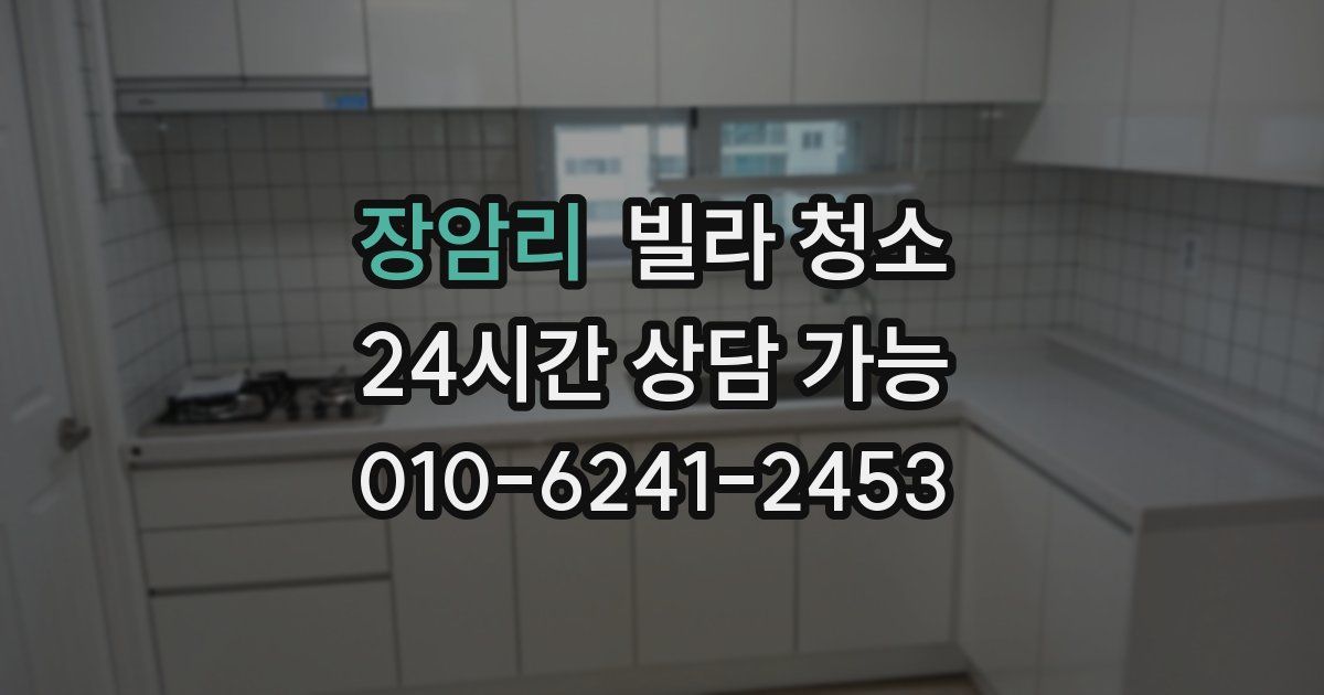 장암리 빌라 청소