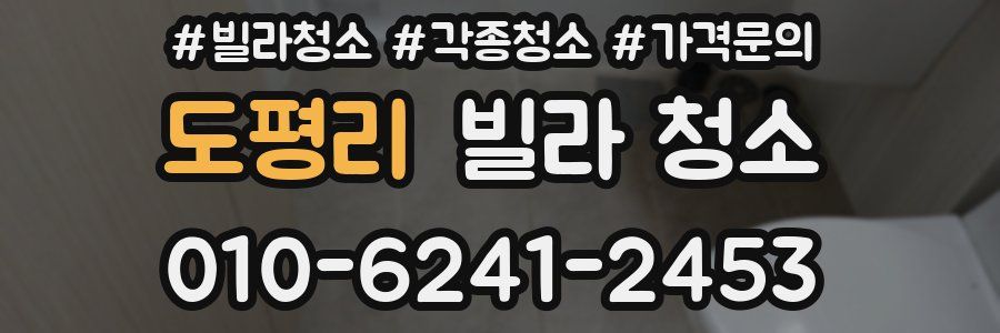 도평리 빌라 청소