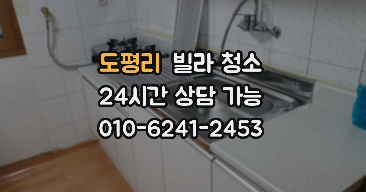 도평리 빌라 청소