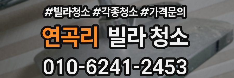 연곡리 빌라 청소