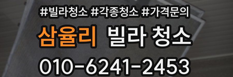 삼율리 빌라 청소