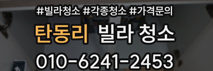 탄동리 빌라 청소