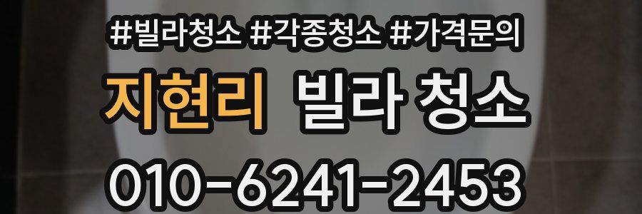 지현리 빌라 청소