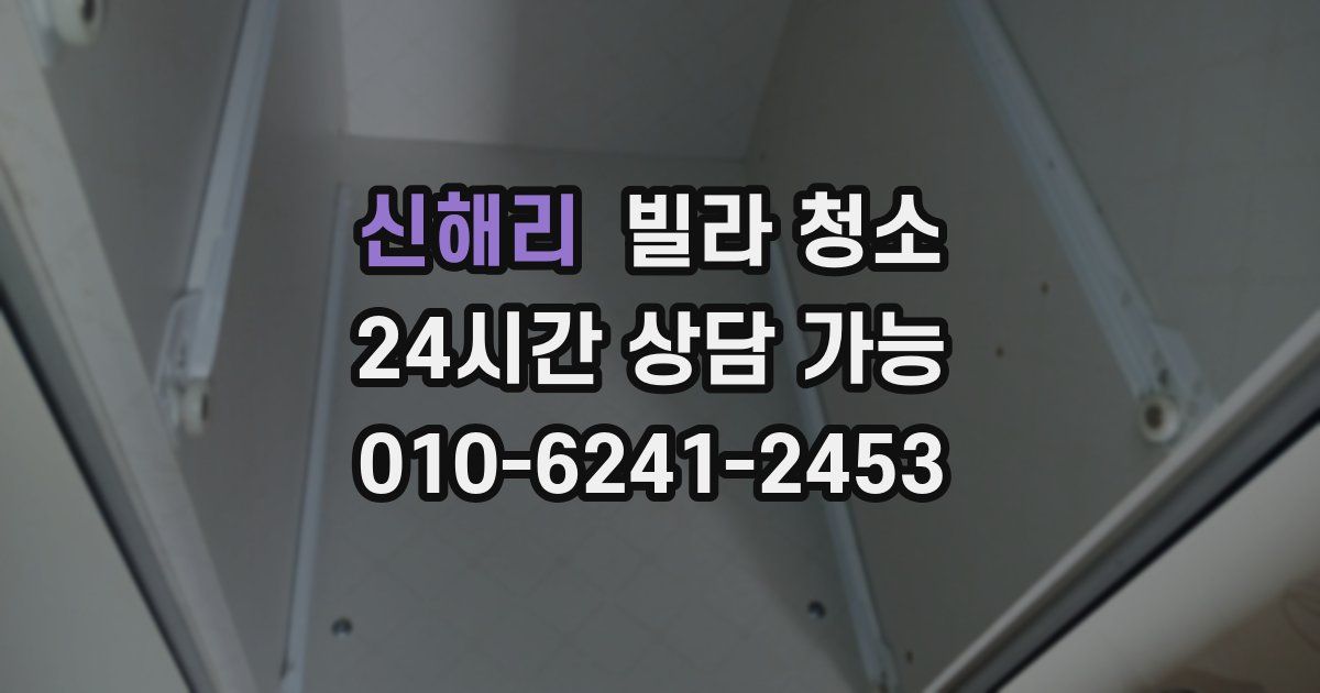 신해리 빌라 청소