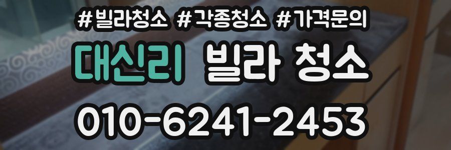 대신리 빌라 청소