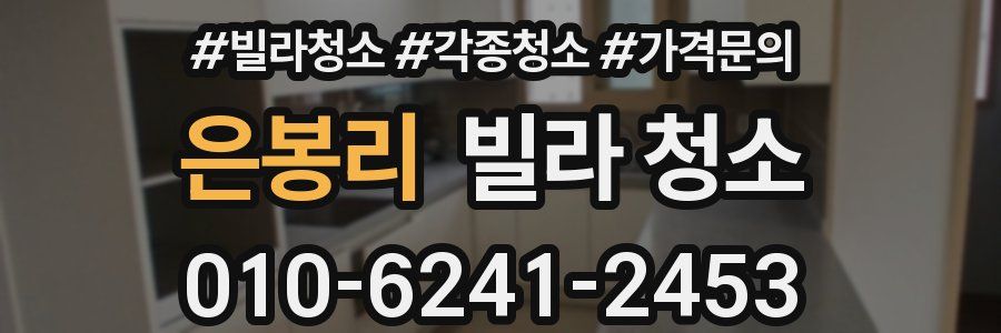 은봉리 빌라 청소