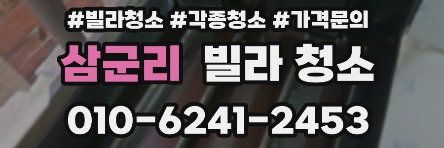 삼군리 빌라 청소