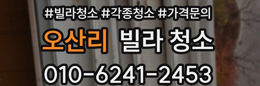 오산리 빌라 청소