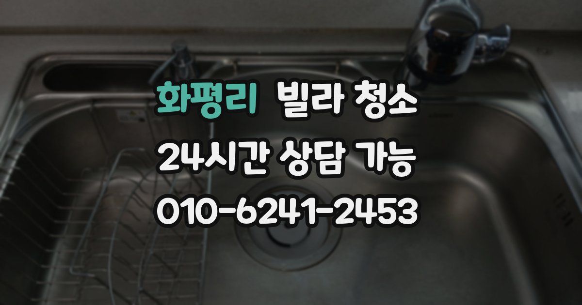 화평리 빌라 청소