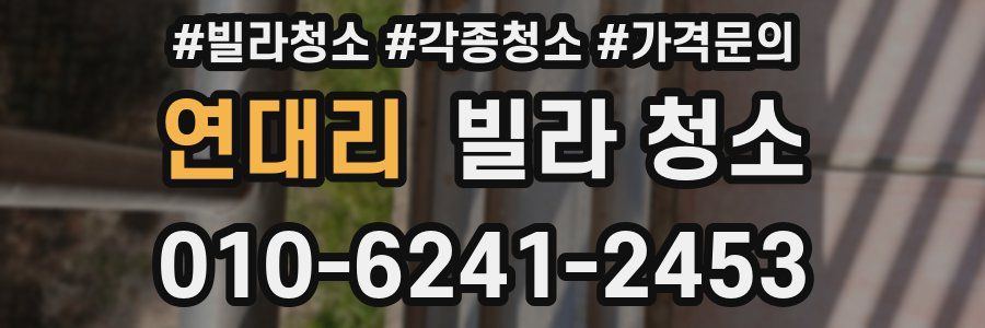 연대리 빌라 청소
