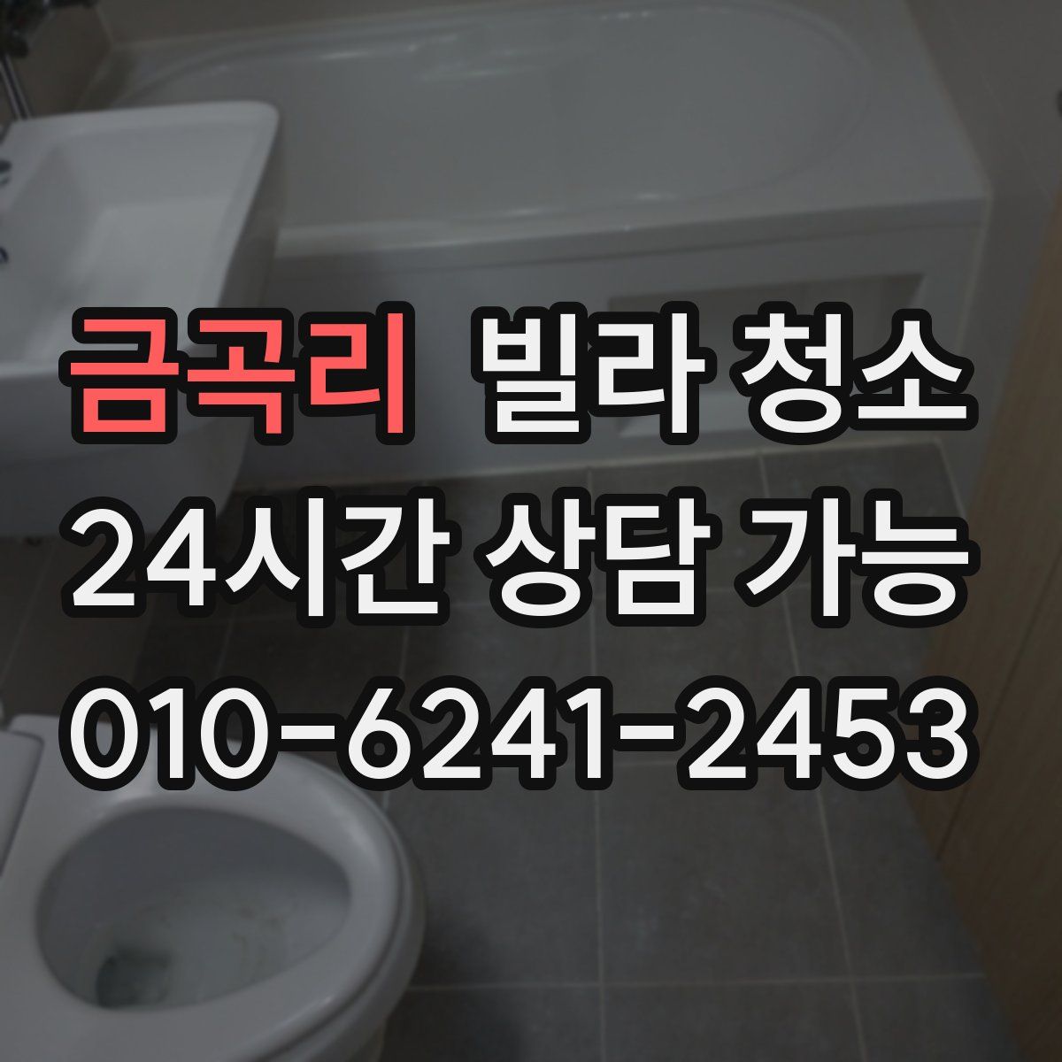 금곡리 빌라 청소