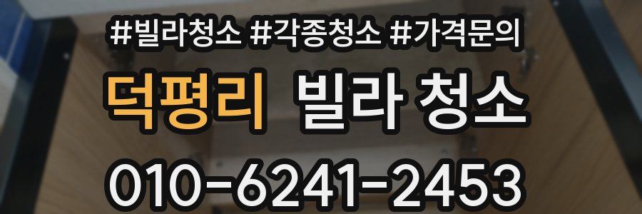 덕평리 빌라 청소