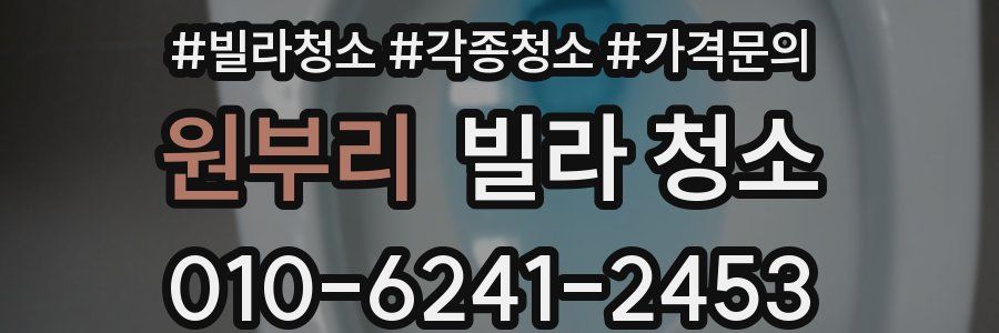 원부리 빌라 청소