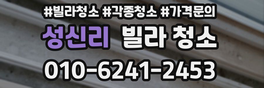 성신리 빌라 청소