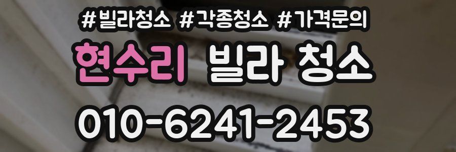현수리 빌라 청소