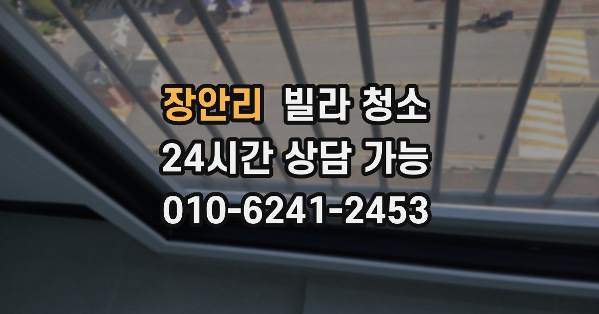 장안리 빌라 청소