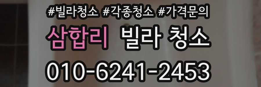 삼합리 빌라 청소