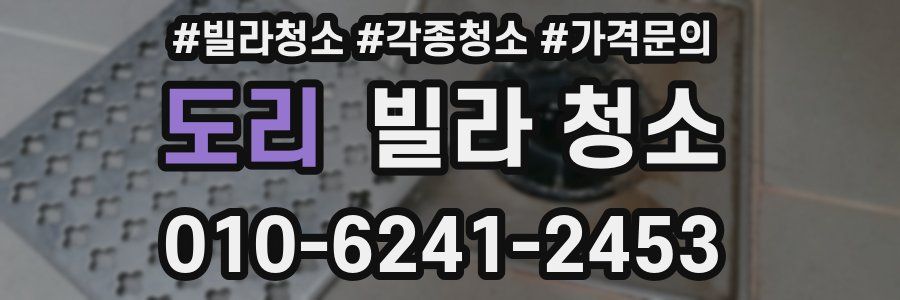 도리 빌라 청소