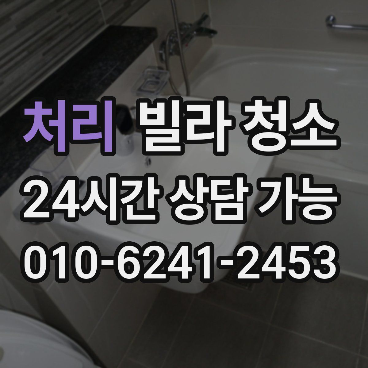 처리 빌라 청소