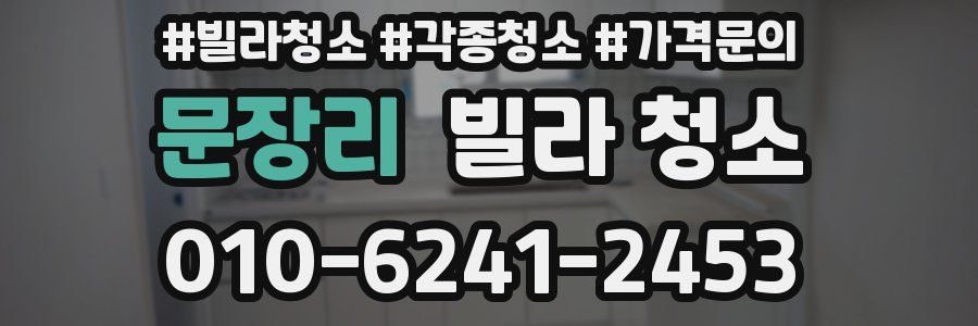 문장리 빌라 청소