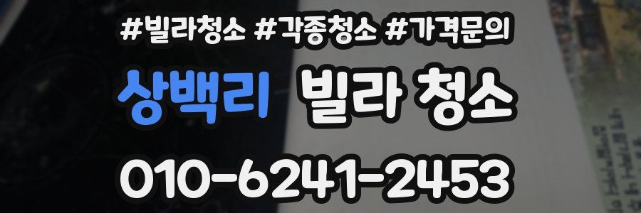 상백리 빌라 청소