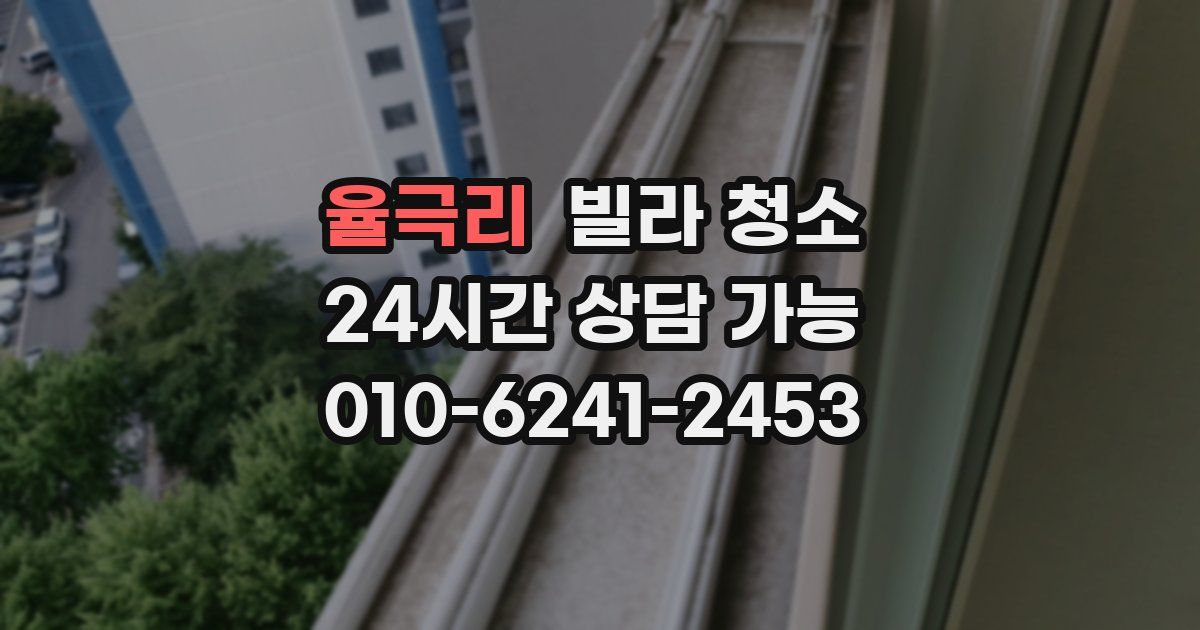 율극리 빌라 청소