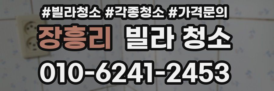 장흥리 빌라 청소