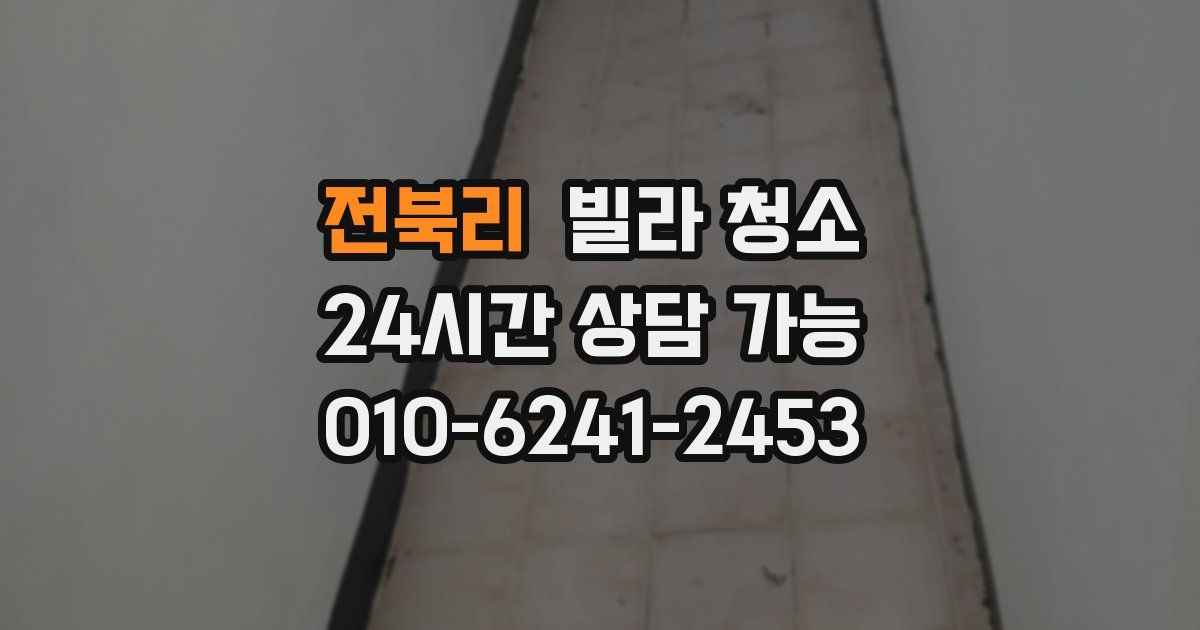 전북리 빌라 청소