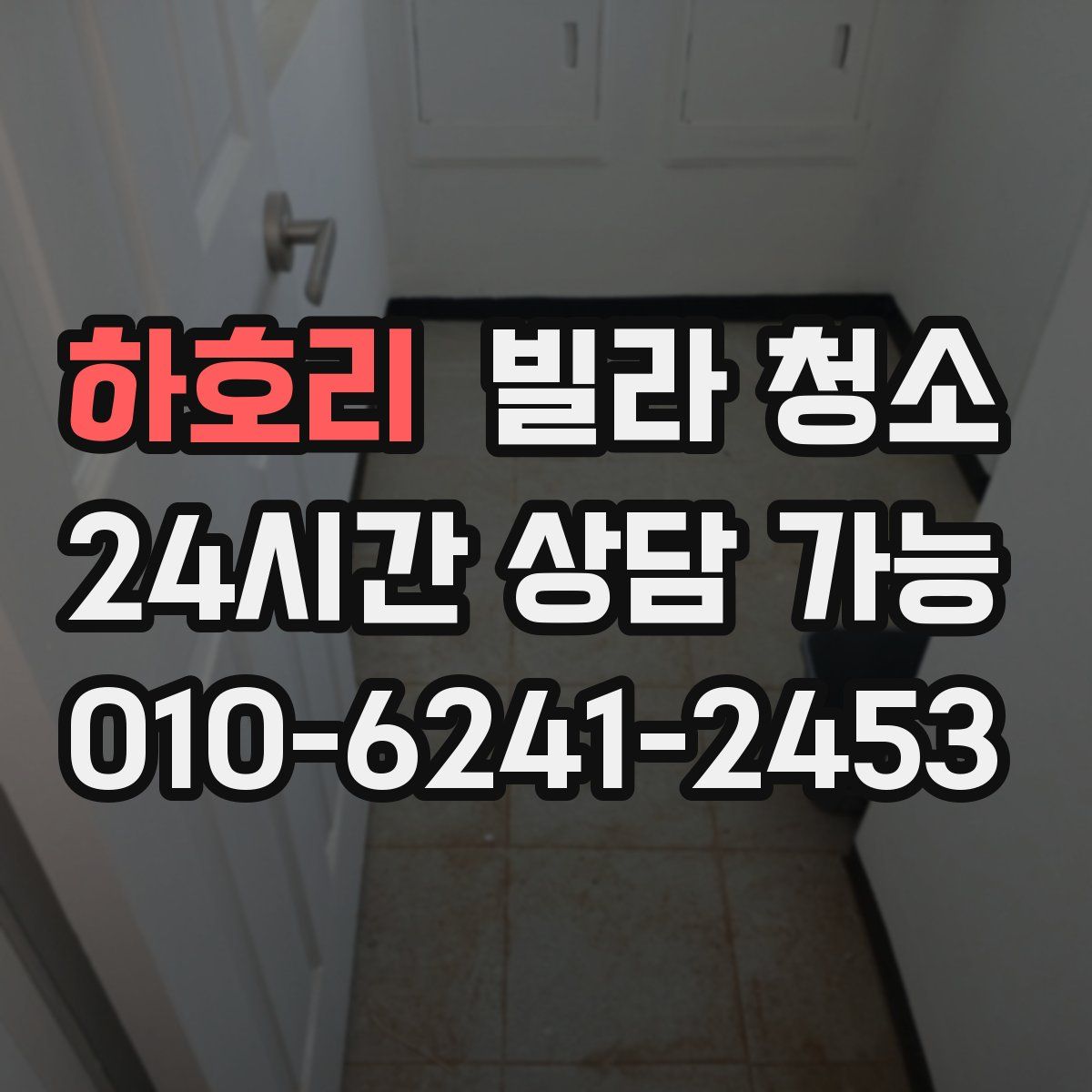 하호리 빌라 청소