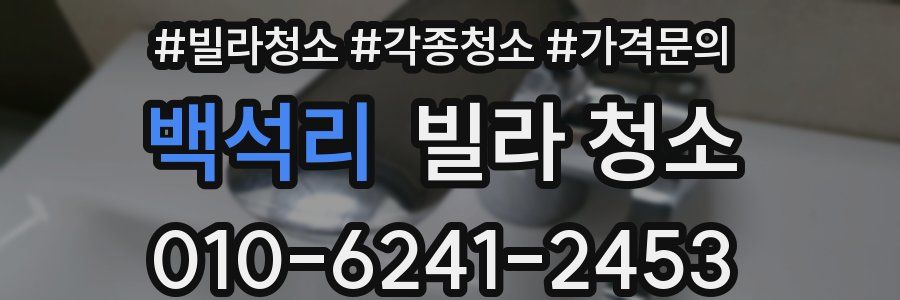 백석리 빌라 청소