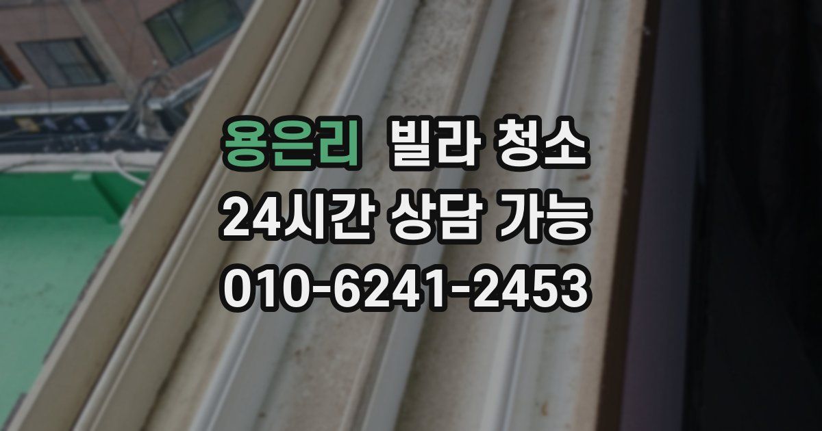 용은리 빌라 청소