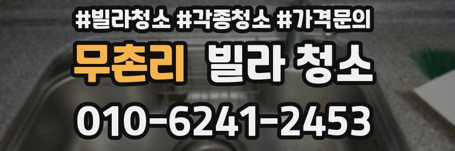 무촌리 빌라 청소