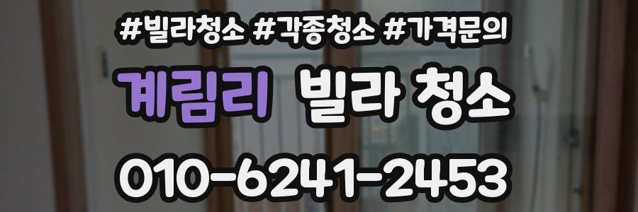 계림리 빌라 청소