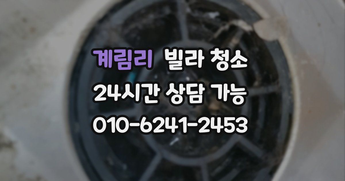 계림리 빌라 청소