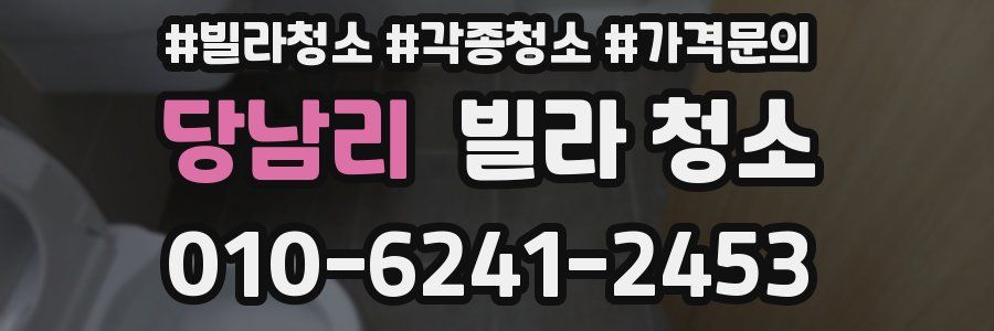 당남리 빌라 청소