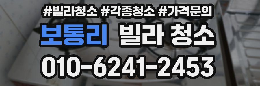 보통리 빌라 청소