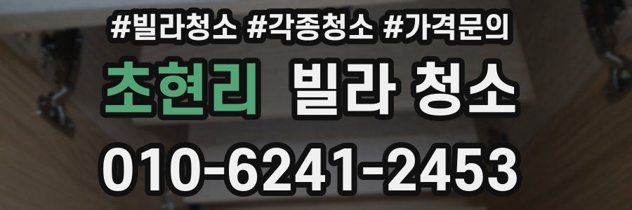 초현리 빌라 청소